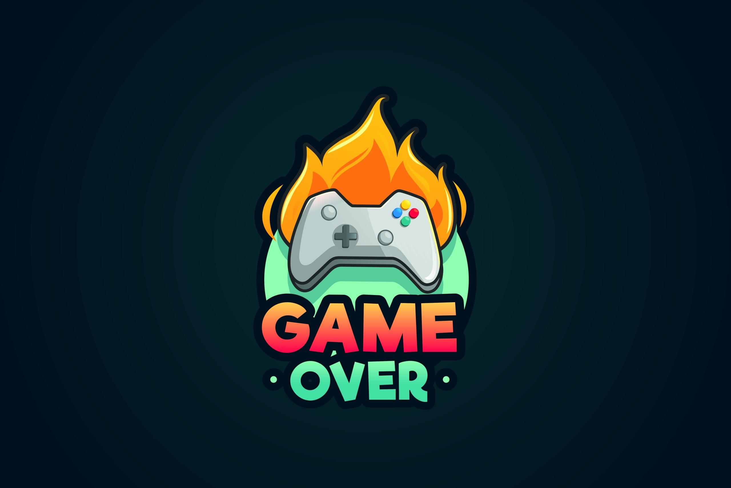 wallpaper game over,logo,font,cartoon,graphic design,illustration