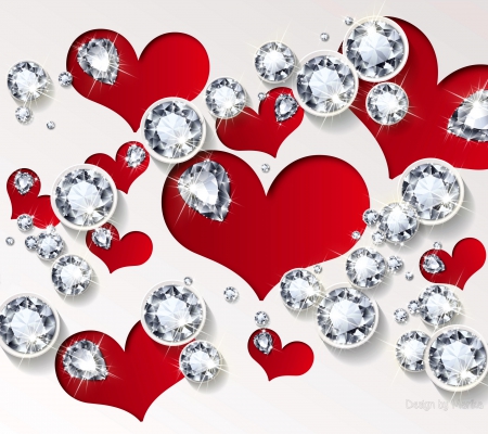 coeurs de diamant live wallpaper,cœur,rouge,bijoux de corps,cœur,amour