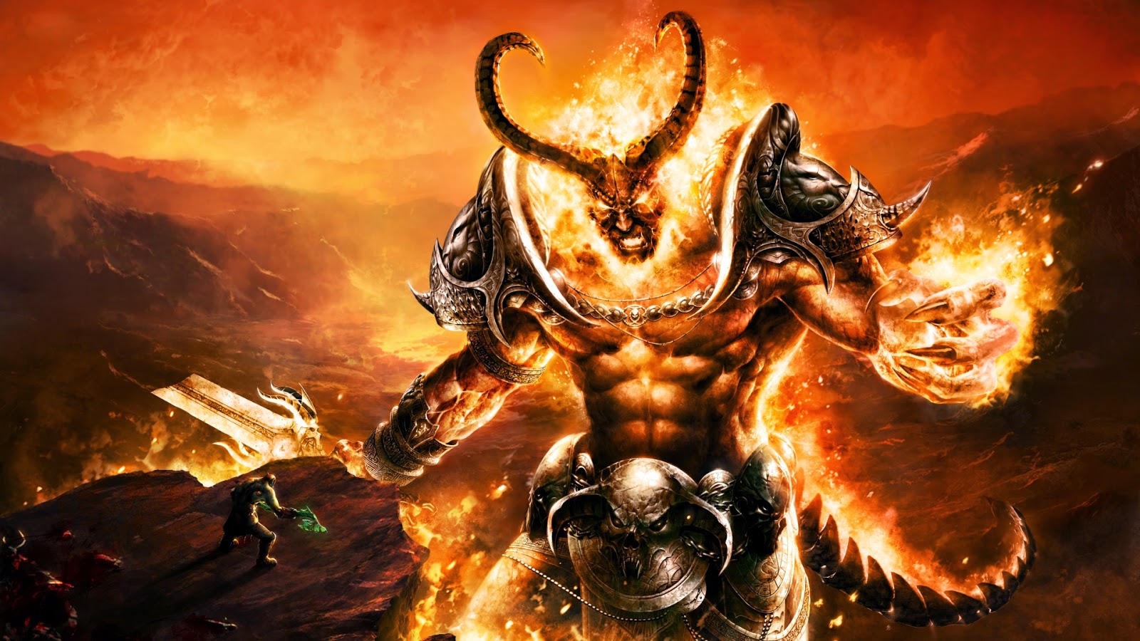 devil live wallpaper,action adventure game,demon,cg artwork,mythology,fictional character