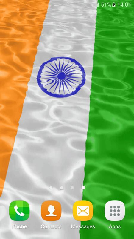 3d inde drapeau live wallpaper,vert,produit,drapeau,textile