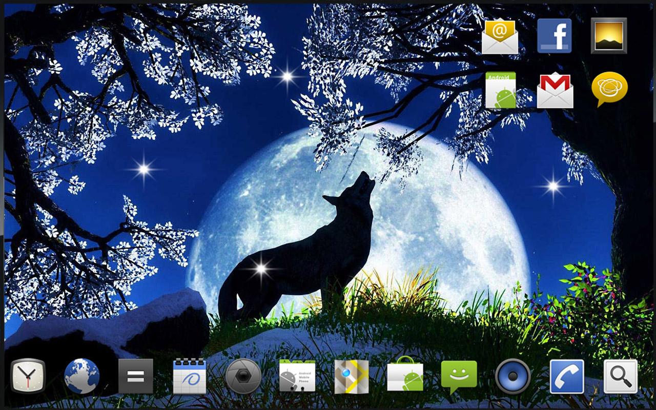 live wolf wallpaper kostenlos,himmel,katze,felidae,bildschirmfoto,technologie