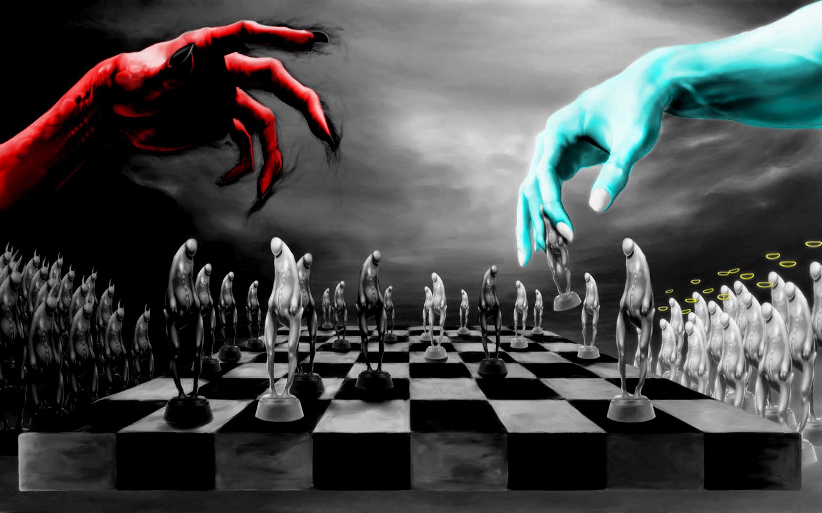 devil live wallpaper,games,chess,indoor games and sports,board game,chessboard