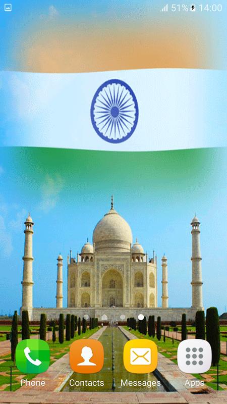 3d indien flagge live wallpaper,heilige orte,moschee,anbetungsstätte,touristenattraktion,die architektur