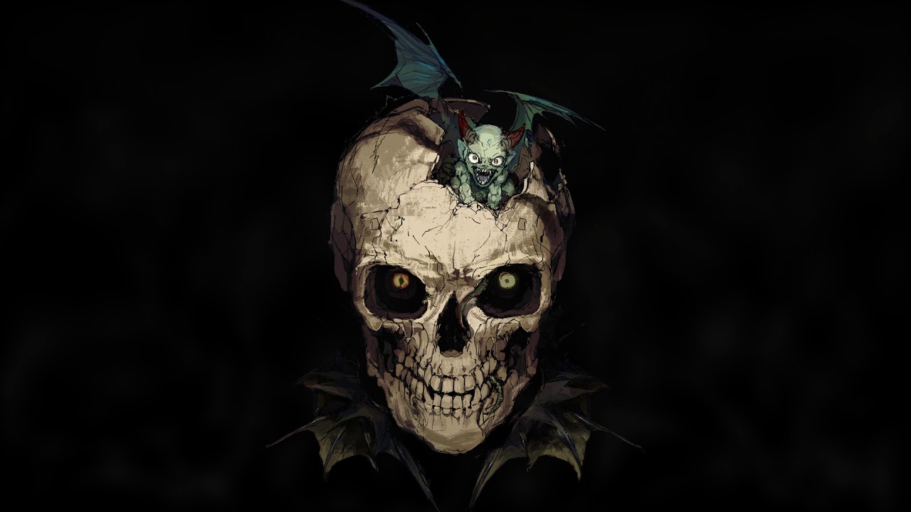 devil live wallpaper,skull,bone,illustration,ghost,fictional character