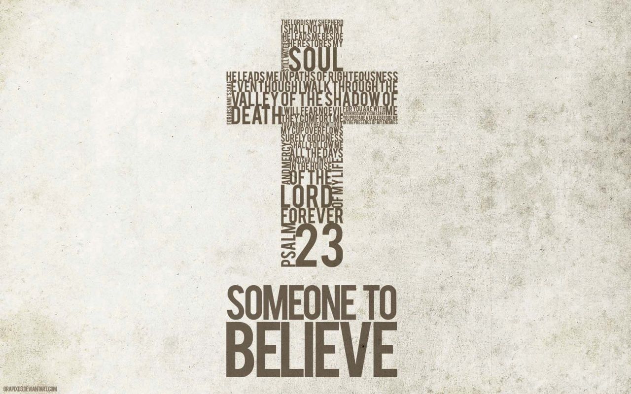 psalm 23 wallpaper,font,text,cross,religious item,symbol