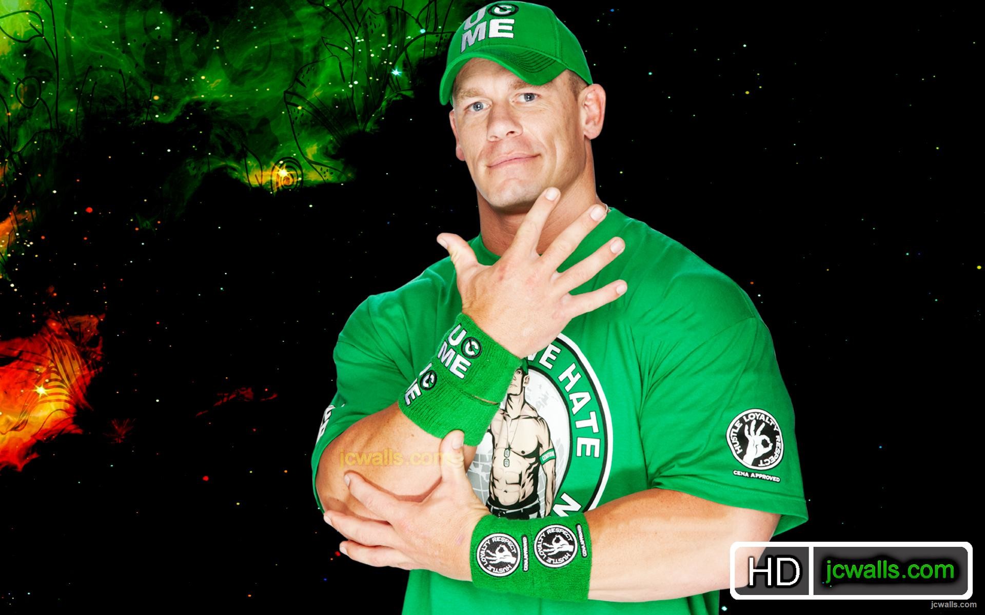 john cena live wallpaper,green,muscle,t shirt,cap,fictional character