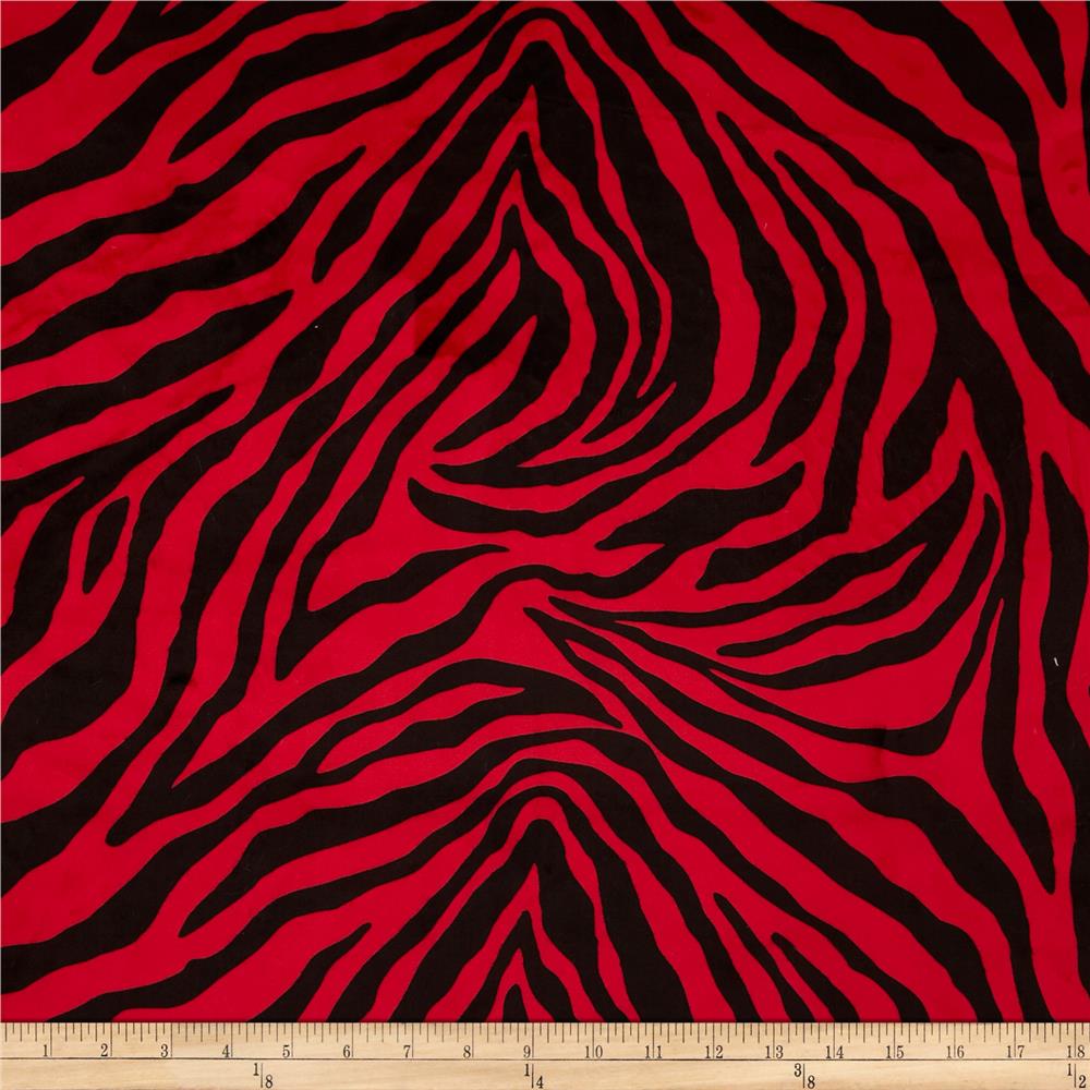 Red Animal Print Wallpaper - Zebra- WallpaperUse