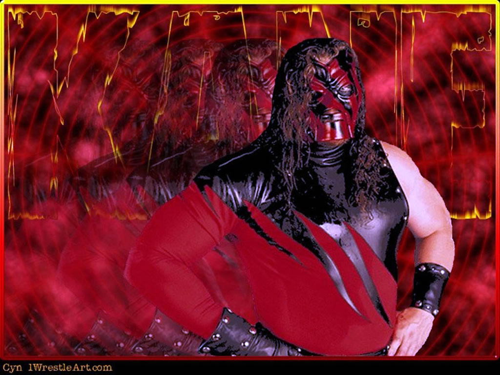 wwe kane wallpaper,erfundener charakter,dämon,cg kunstwerk,poster,fleisch