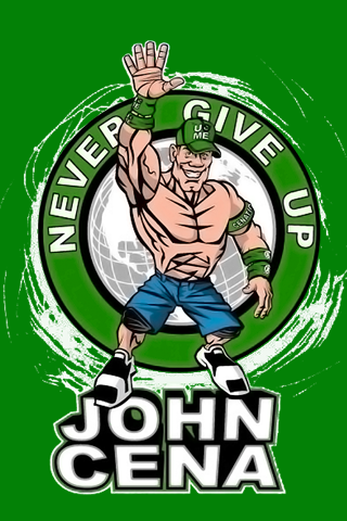 john cena iphone wallpaper,green,cartoon,logo,illustration,championship