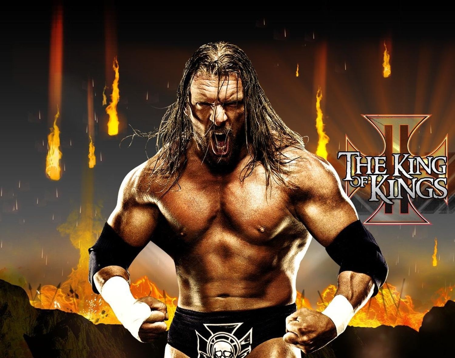 triple h hd wallpaper,wrestler,professional wrestling,wrestling,muscle,barechested