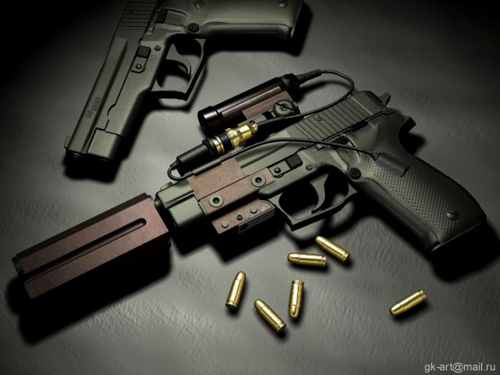gan wallpaper hd,arma,pistola,grilletto,canna di fucile,cartucce