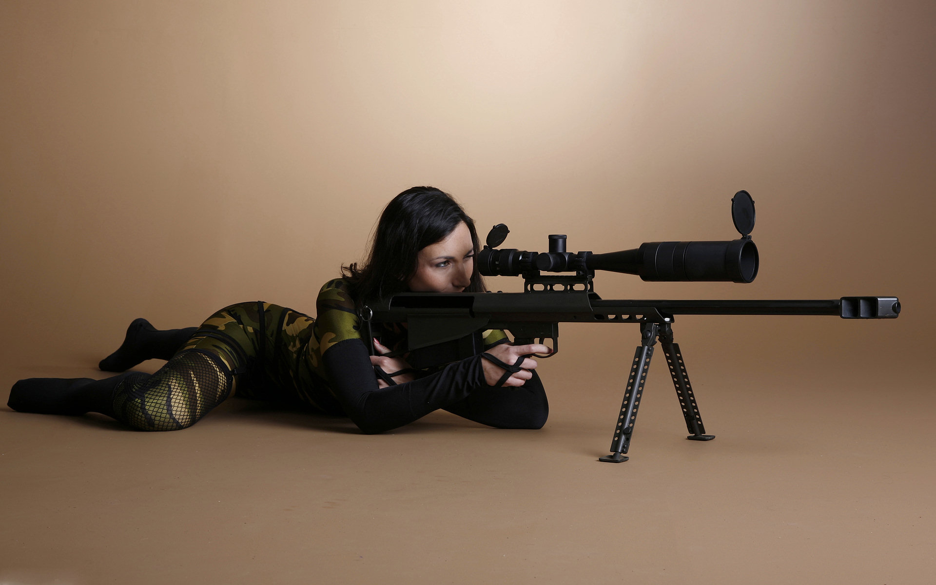 소녀와 총 벽지,총,총기,소총,병사,공기총