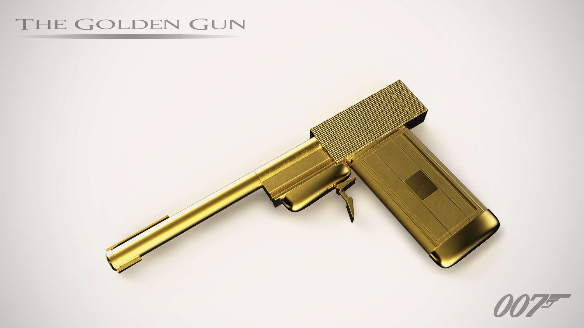 Gold Guns Wallpaper For Android Golden Gun From Goldeneye WallpaperUse