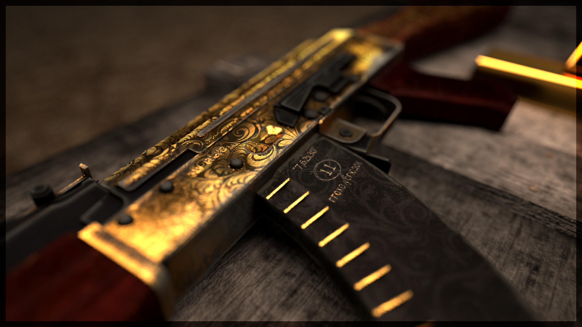 gold gun wallpaper,gun,trigger,wood,photography,metal