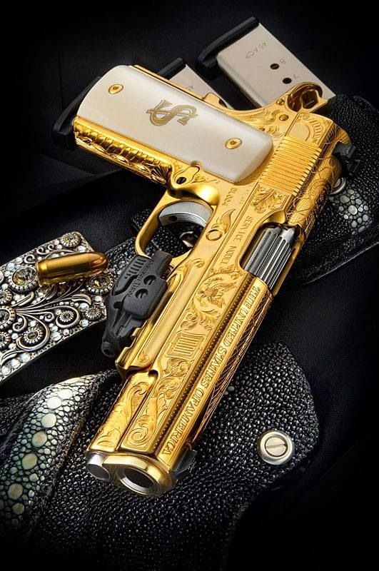 gold gun wallpaper,everyday carry,material property,tool,metal