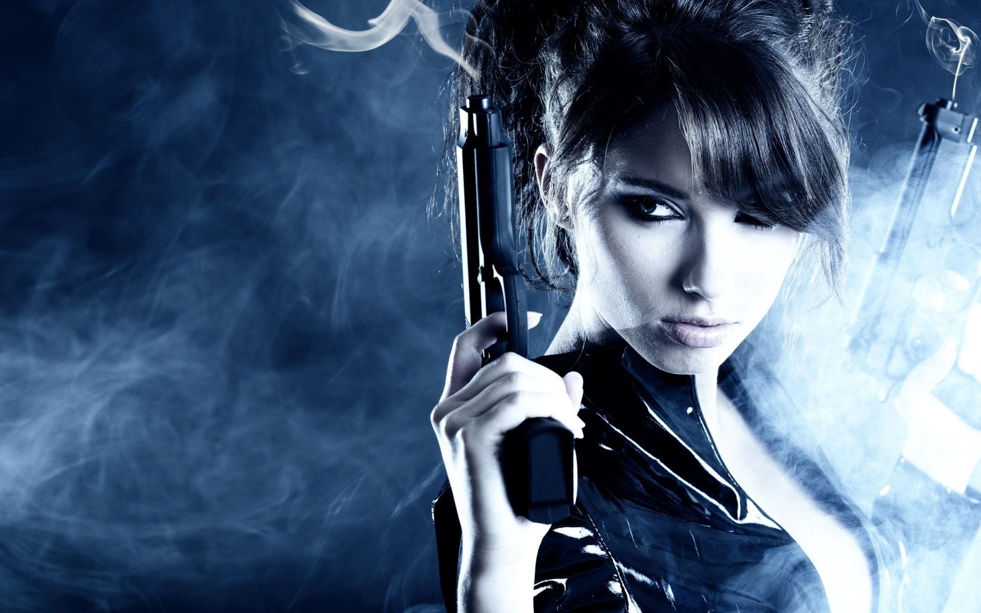 gun 315 wallpaper,cg artwork,black hair,darkness,photography,movie