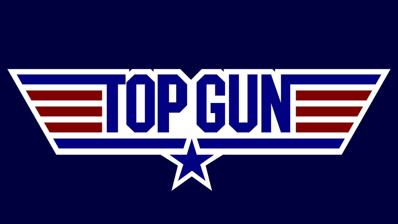 top gun wallpaper,electric blue,logo,text,font,flag