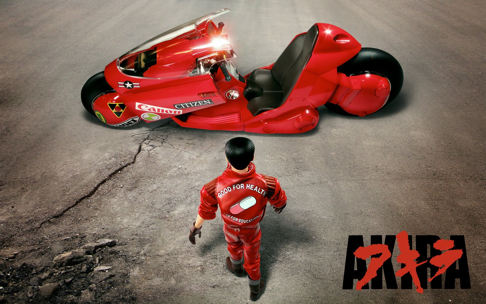 akira wallpaper hd,motorcycle racer,red,vehicle,motorsport,car