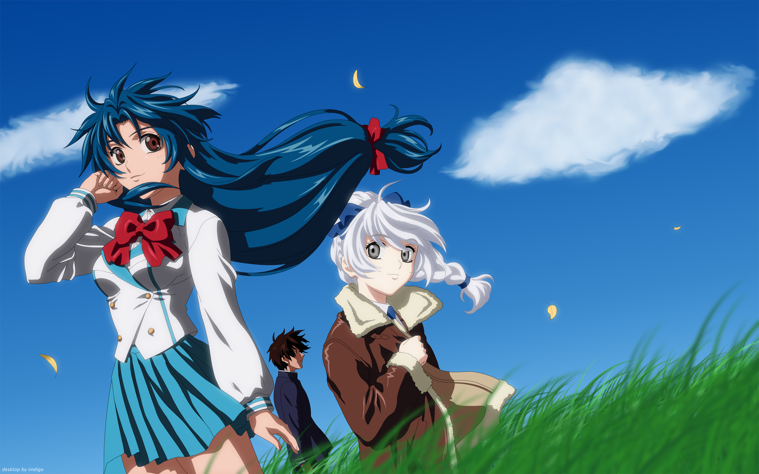 full metal panic wallpaper,cartoon,anime,animated cartoon,sky,illustration