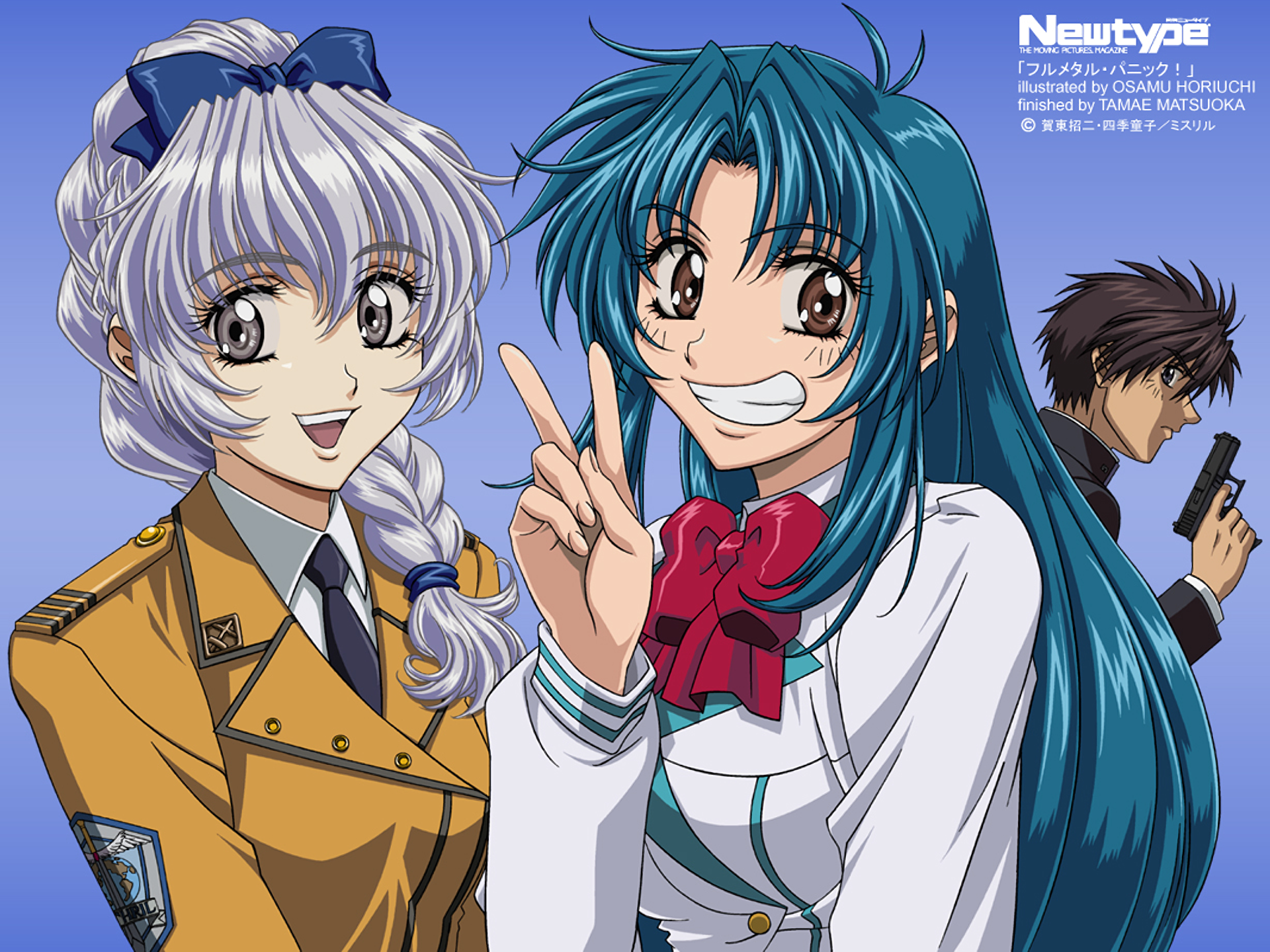 full metal panic wallpaper,cartoon,anime,illustration,cg artwork,animation