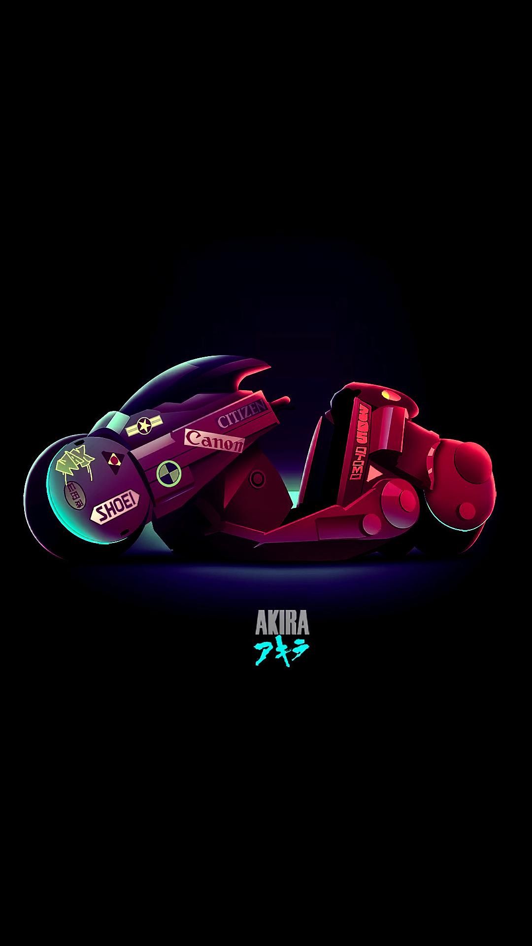 akira iphone wallpaper,violett,auto,fahrzeug,schuhwerk,neon 