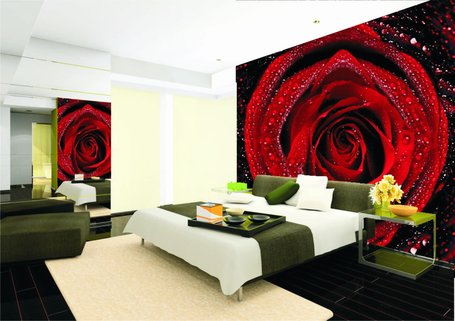 rose wallpaper for bedroom,room,interior design,wallpaper,wall,living room