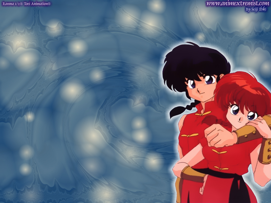 ranma wallpaper,karikatur,animierter cartoon,anime,animation,himmel