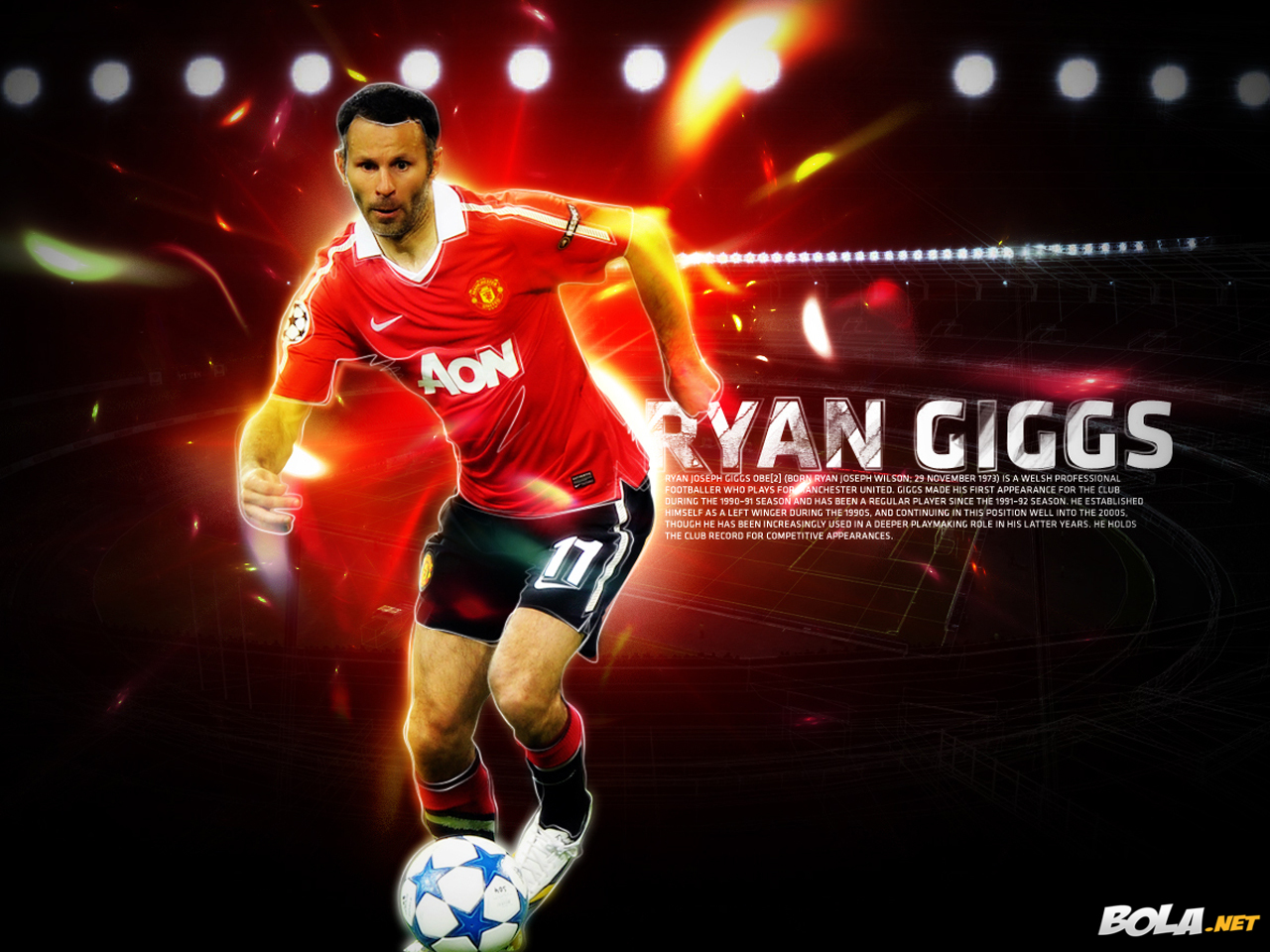 ryan giggs wallpaper,football player,football,player,sports equipment,soccer player