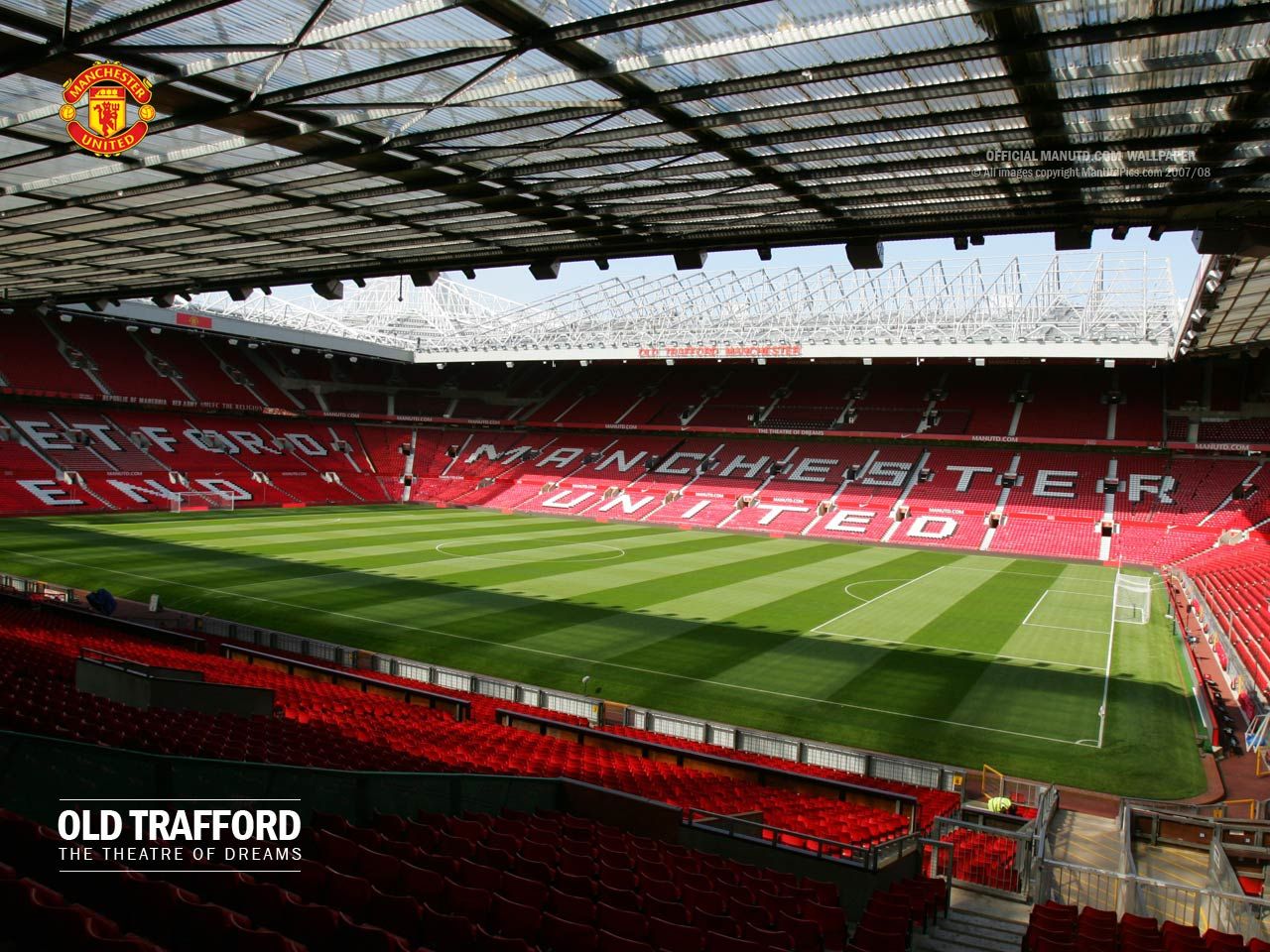 vecchio trafford wallpaper hd,stadio,stadio specifico di calcio,erba,erba sintetica,atmosfera