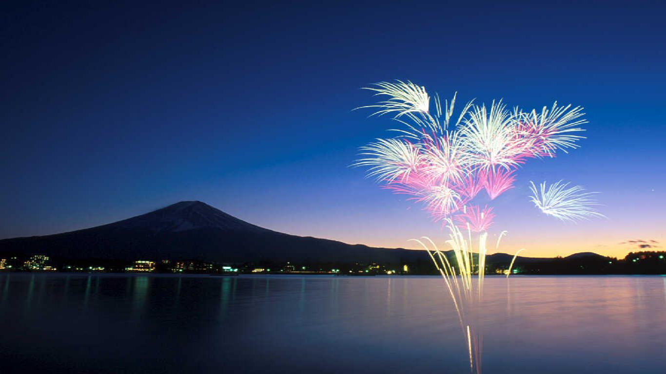 download gratuito di foto sfondo wallpaper,fuochi d'artificio,natura,cielo,notte,riflessione