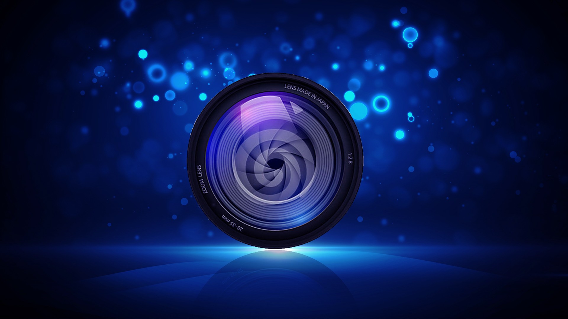 fondo de pantalla de lente,azul,ligero,circulo,espacio,azul eléctrico