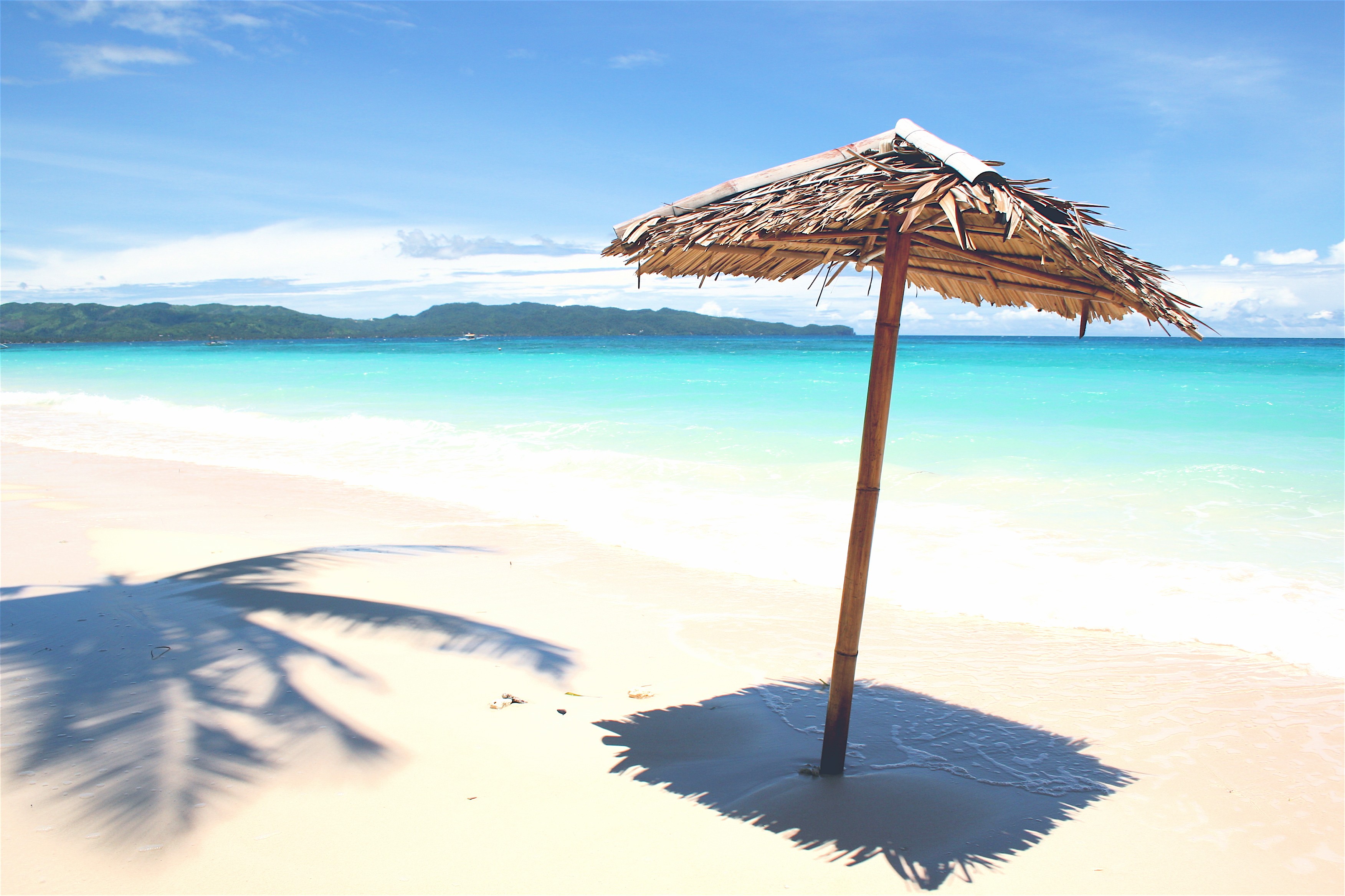 boracay wallpaper,umbrella,vacation,beach,turquoise,ocean