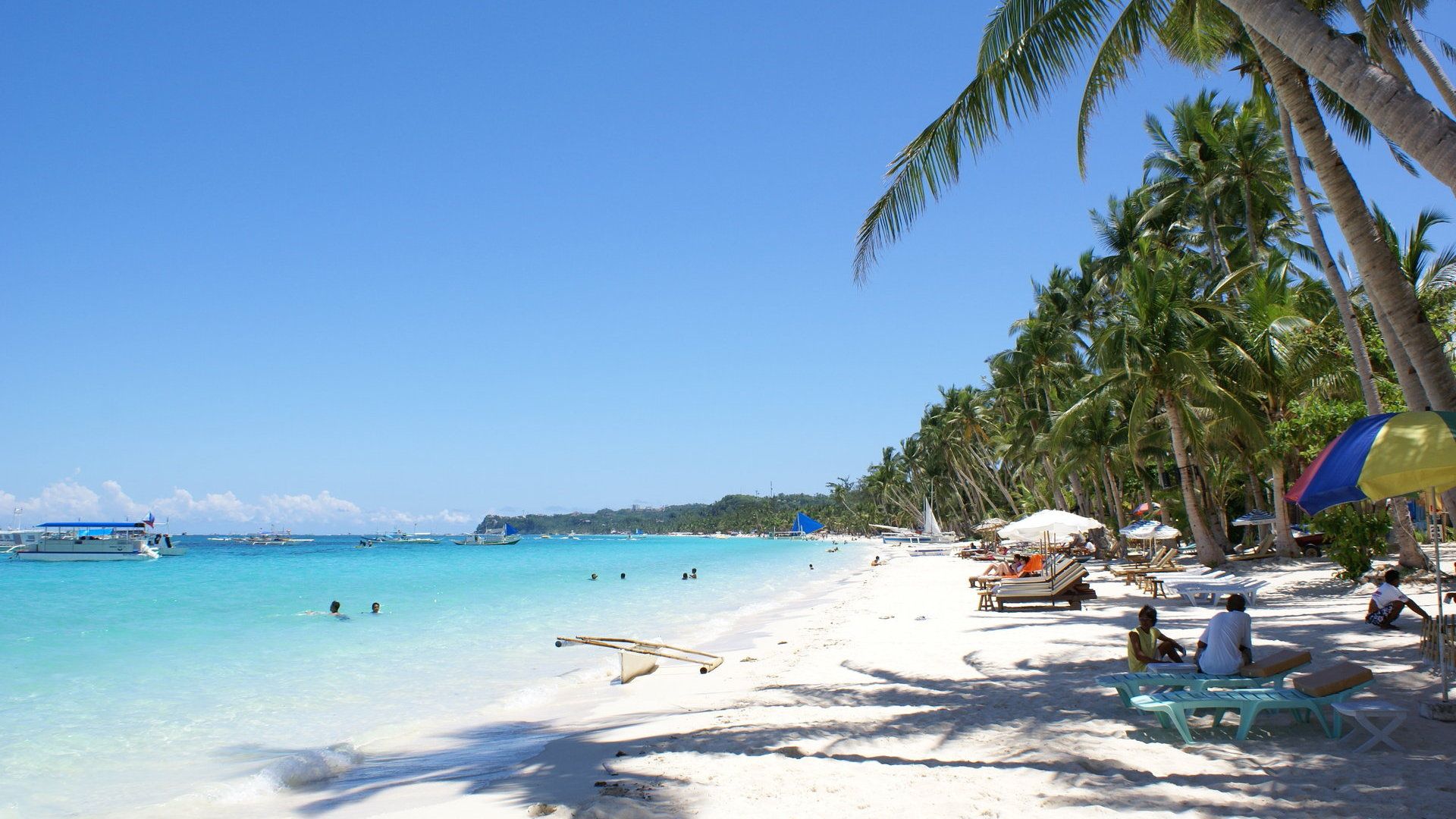 boracay wallpaper,body of water,beach,caribbean,vacation,sea