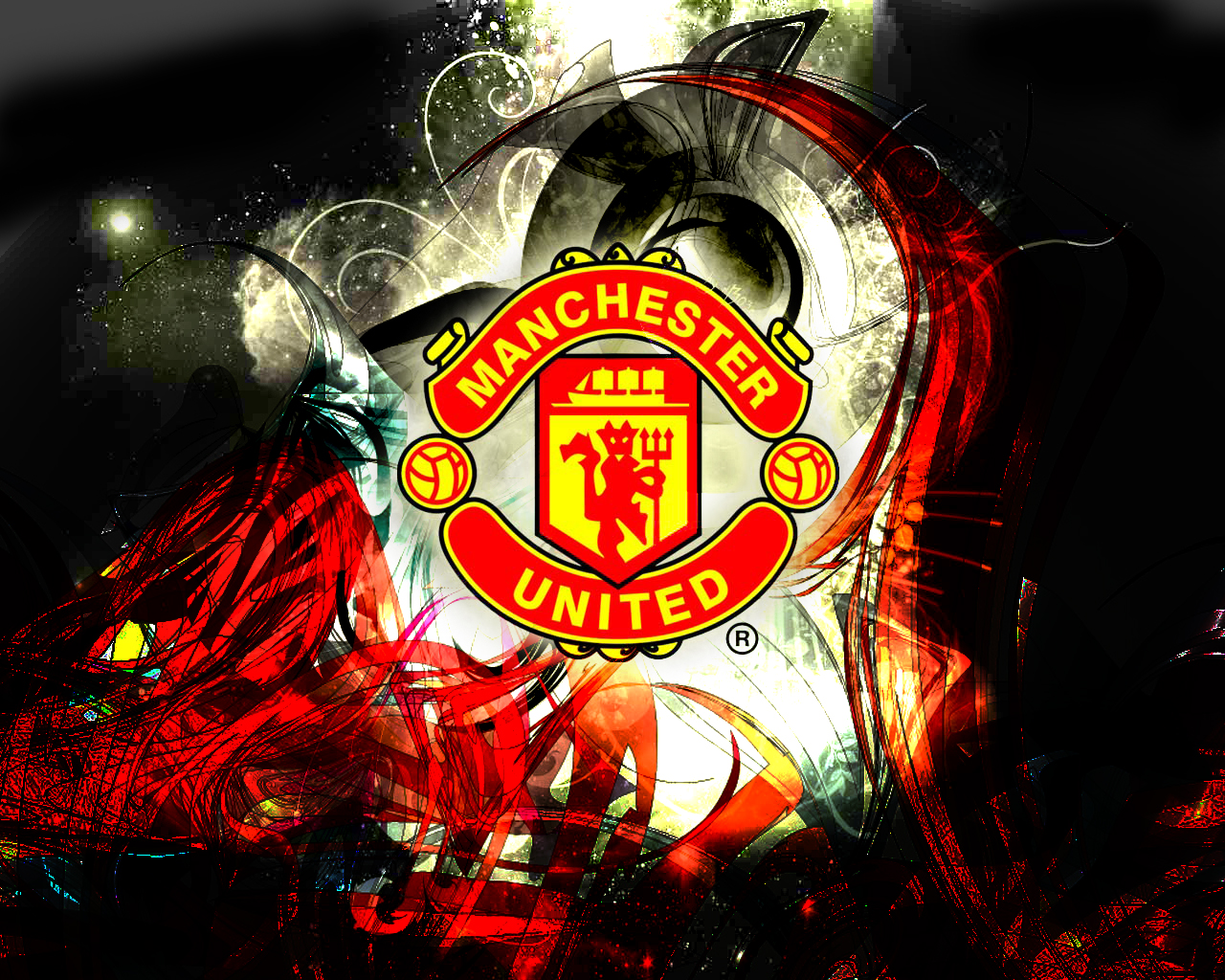 gambar wallpaper manchester united,logo,graphics,font,graphic design,games