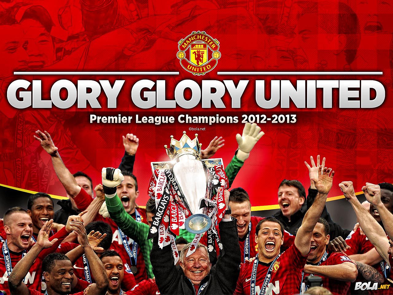 gambar wallpaper manchester united,product,fan,cheering,team,championship