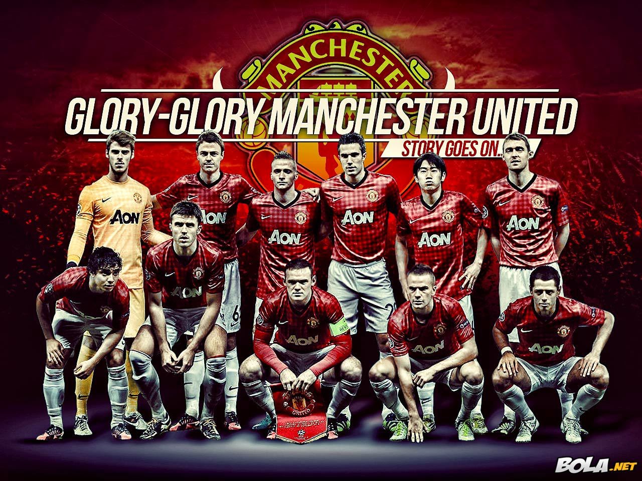 gambar wallpaper manchester united,team,championship,jersey,football player,competition event