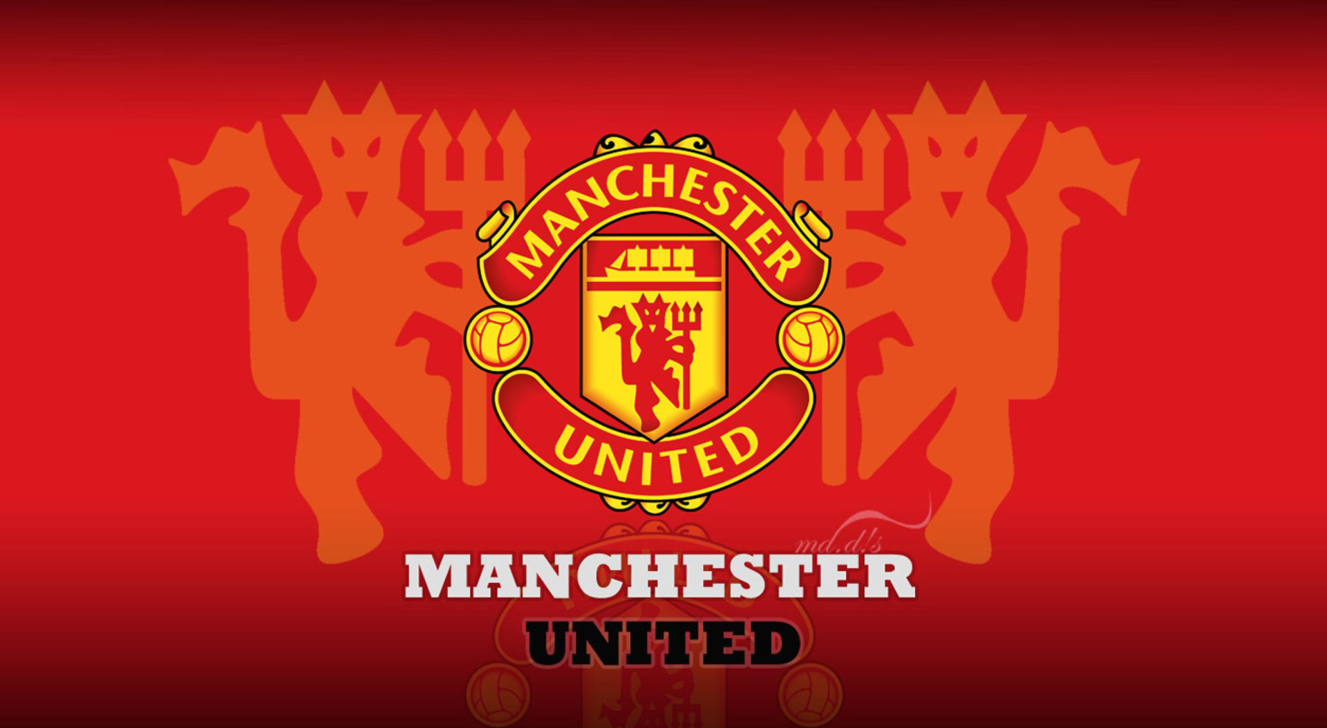 cool manchester united wallpapers,logo,font,red,emblem,text