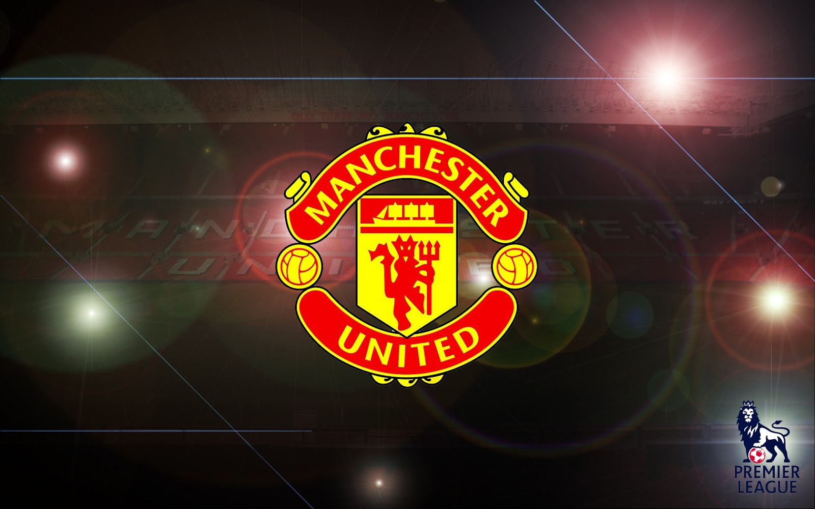 cool manchester united wallpapers,emblem,logo,graphics,championship,stadium