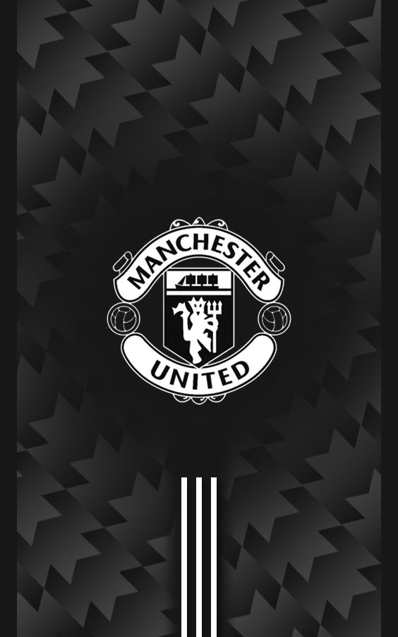 manchester united black wallpaper,emblem,schriftart,illustration,grafik