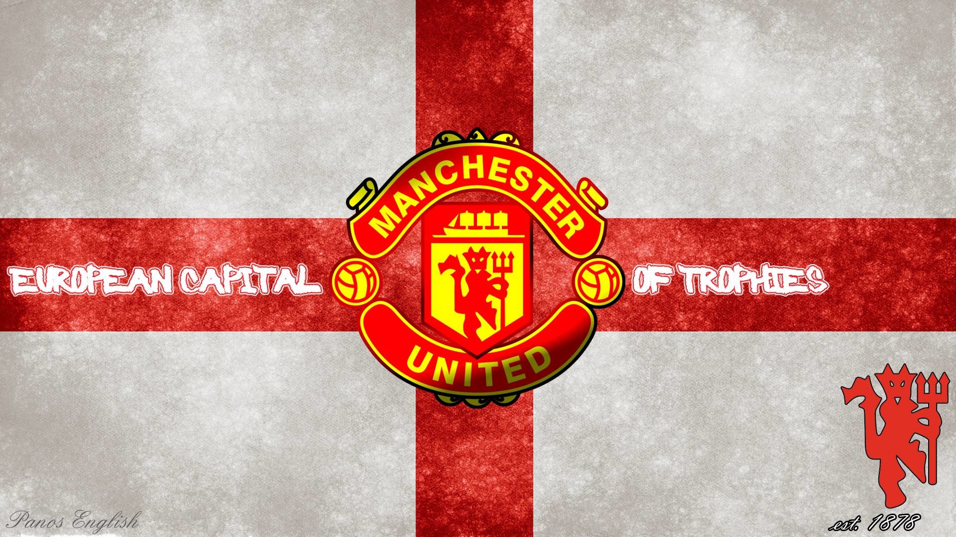 tapete manchester united terbaru,rot,emblem,schriftart,grafik,banner