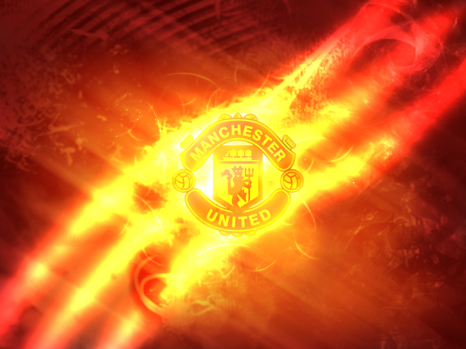 manchester united logo wallpaper kostenloser download,orange,licht,bernstein,gelb,fraktale kunst