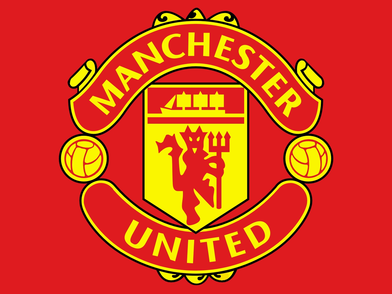 manchester united logo wallpaper kostenloser download,emblem,kamm,symbol,schriftart,illustration