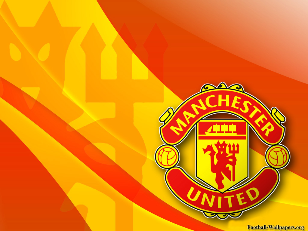 manchester united wallpaper keren,emblem,gelb,schriftart,symbol,illustration