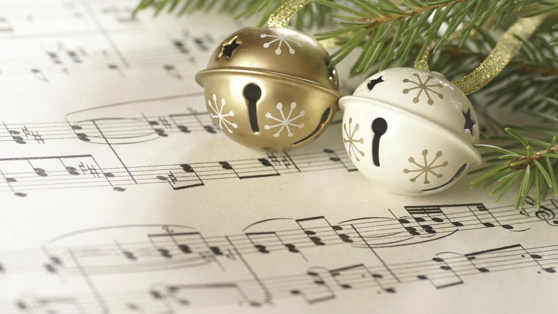 christmas wallpaper with music,font,smile,writing