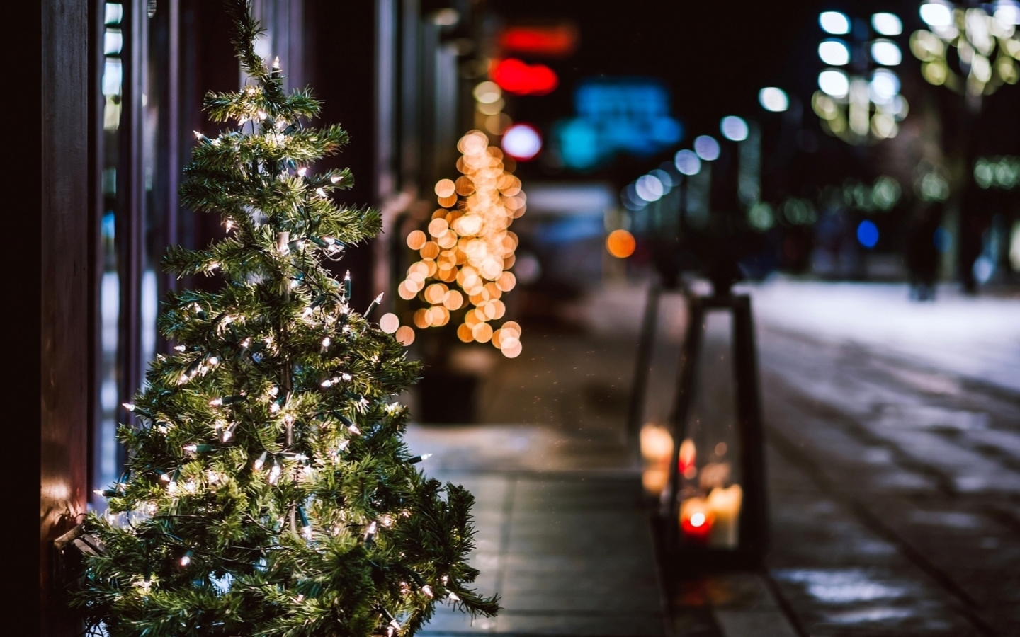 macbookクリスマス壁紙,木,光,クリスマスの飾り,クリスマスのあかり,点灯