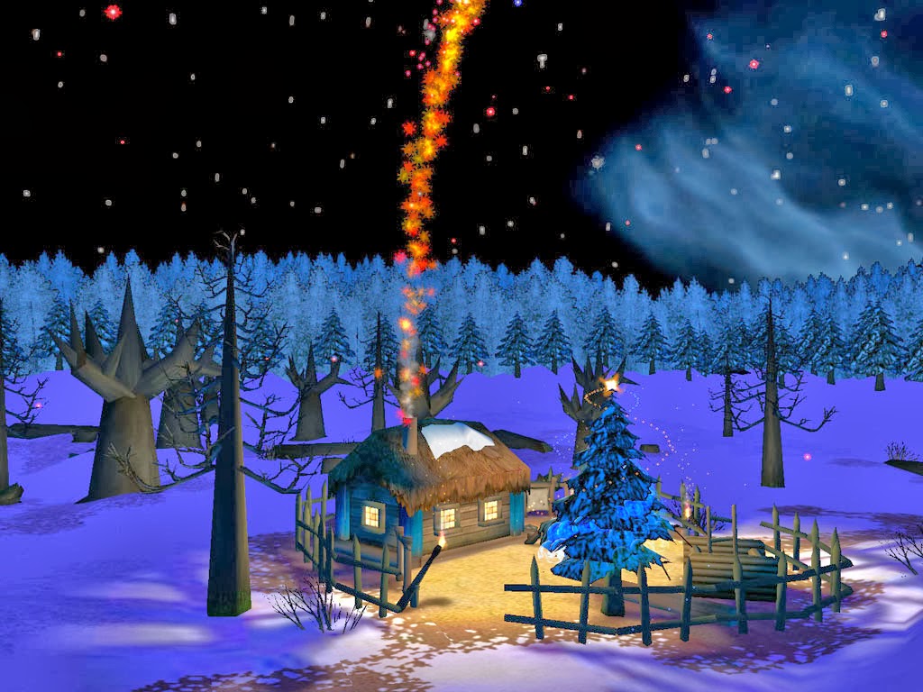 christmas night wallpaper,winter,snow,christmas eve,tree,freezing