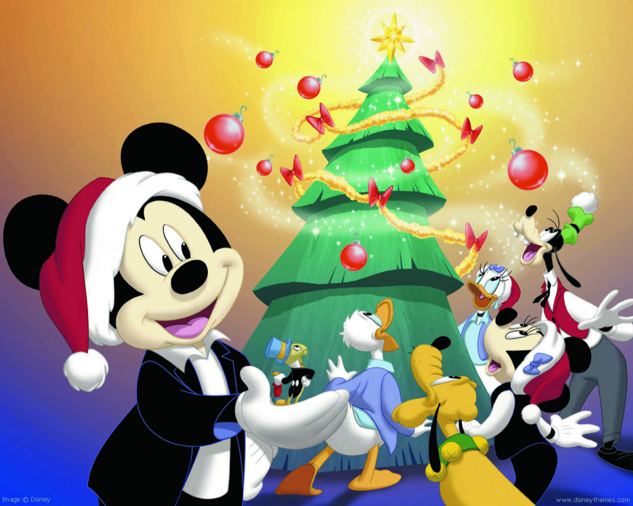 christmas cartoon wallpaper,animated cartoon,cartoon,christmas tree,illustration,christmas eve