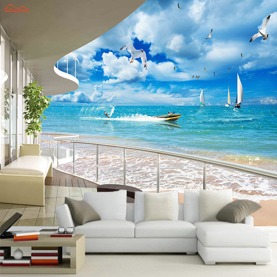 vacaciones 3d fondo de pantalla,fondo de pantalla,mural,pared,cielo,paisaje natural