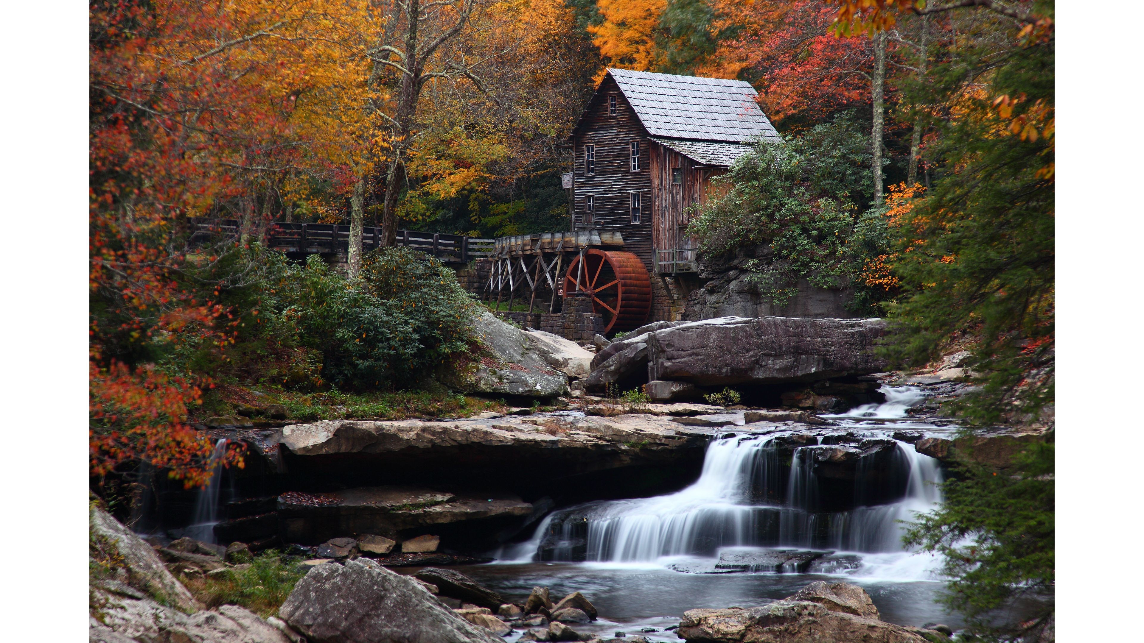 country christmas wallpaper,natural landscape,body of water,nature,water,stream