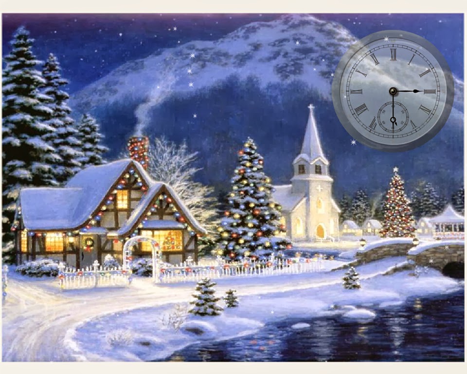 pueblo de navidad fondo de pantalla,invierno,nochebuena,nieve,navidad,pueblo